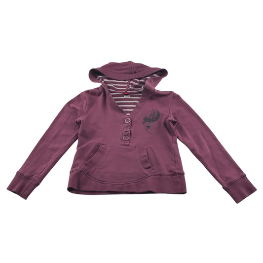 s.Oliver hoodie 11-12 years pink cardigan v-neck style pull-over cotton