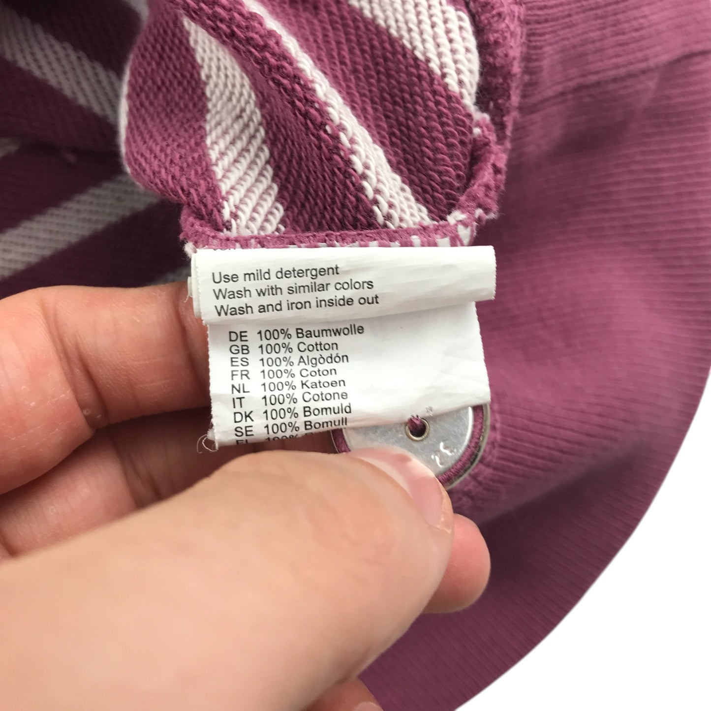 s.Oliver hoodie 11-12 years pink cardigan v-neck style pull-over cotton
