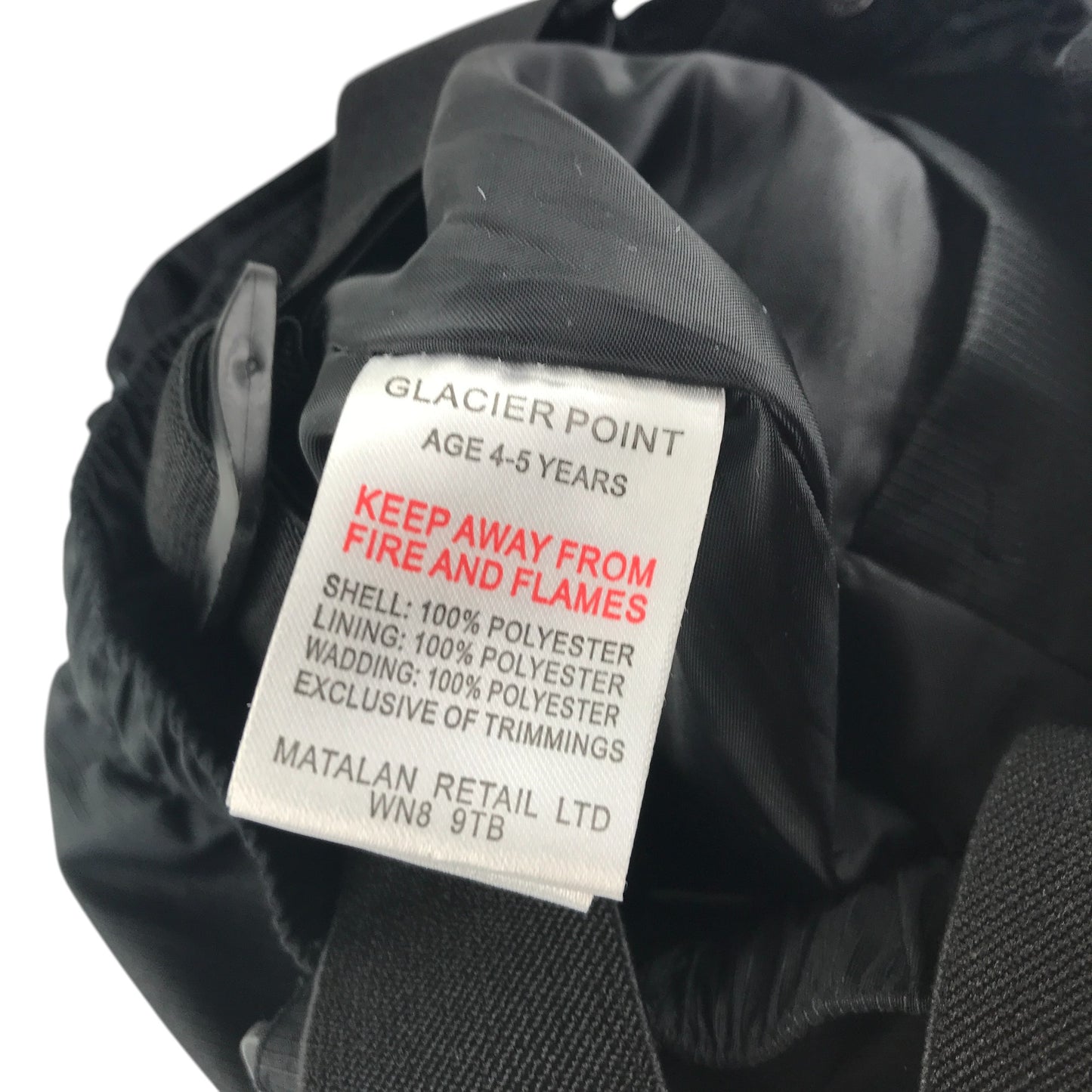 Matalan Salopettes 4-5 years black with braces warm lining