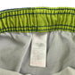 Next swim trunks 7-8 years navy and green stripy pattern shorts