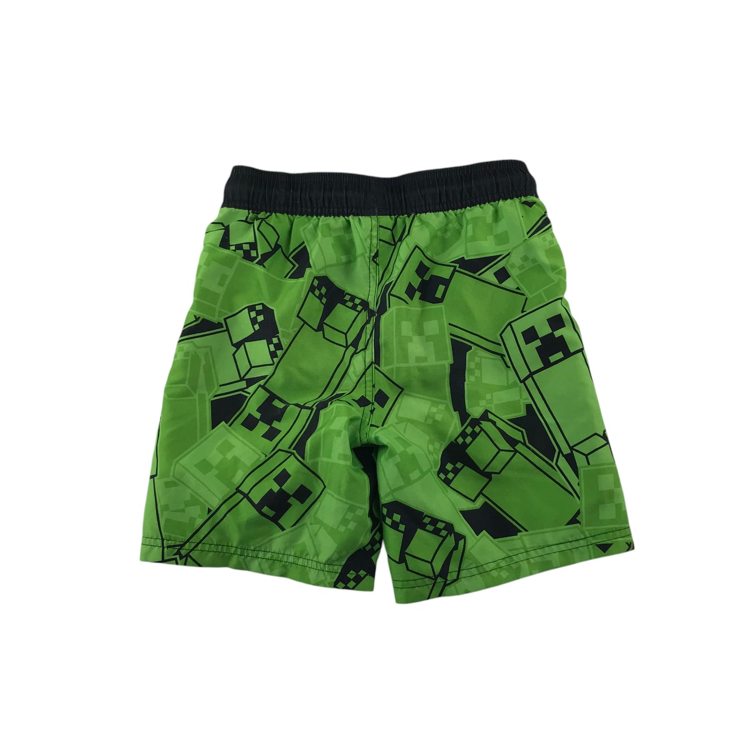 Nutmeg swim trunks 7-8 years green Minecraft shorts