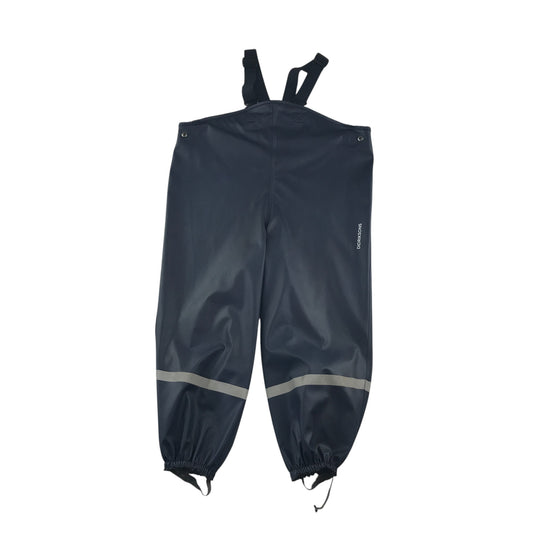 Didrikson's waterproof trouser 6-7 years navy plain with grey stripes