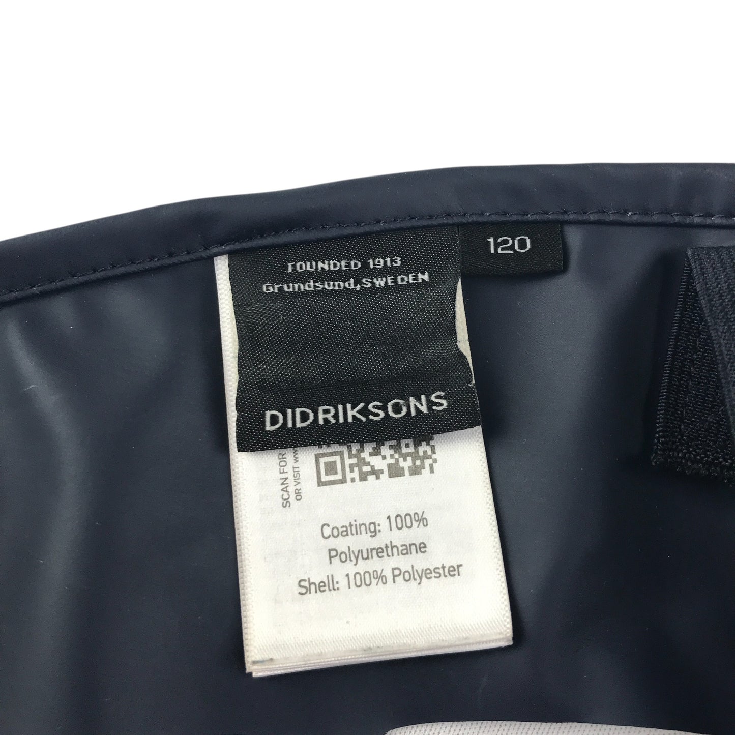 Didrikson's waterproof trouser 6-7 years navy plain with grey stripes
