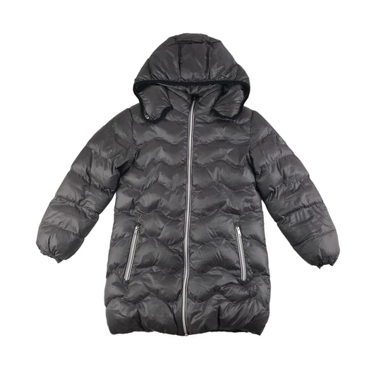 Next Jacket Age 9-10 Grey Long Puffer