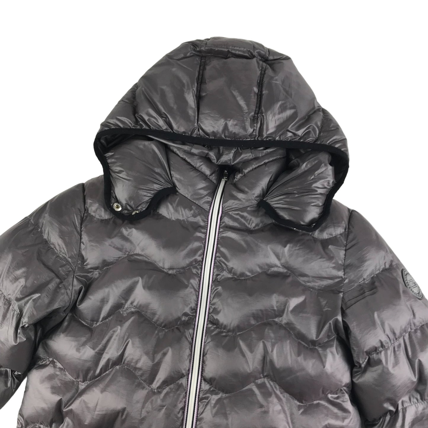 Next Jacket Age 9-10 Grey Long Puffer