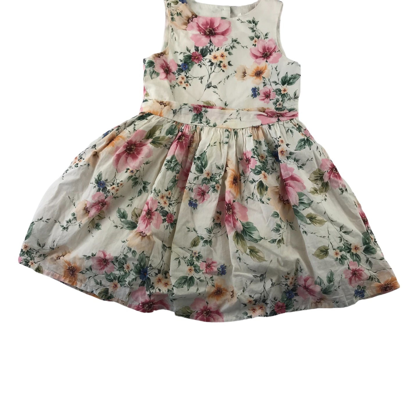 Next dress 5 years white floral summery cotton