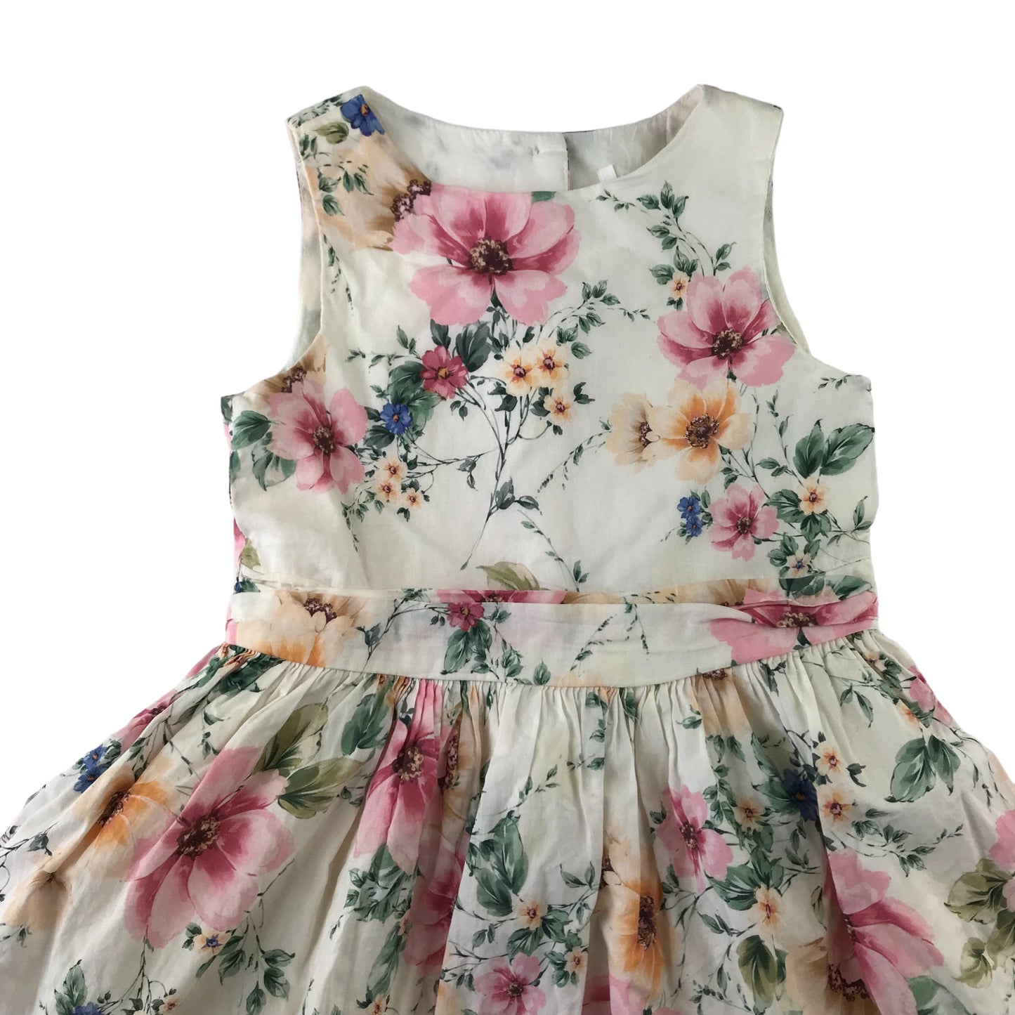 Next dress 5 years white floral summery cotton