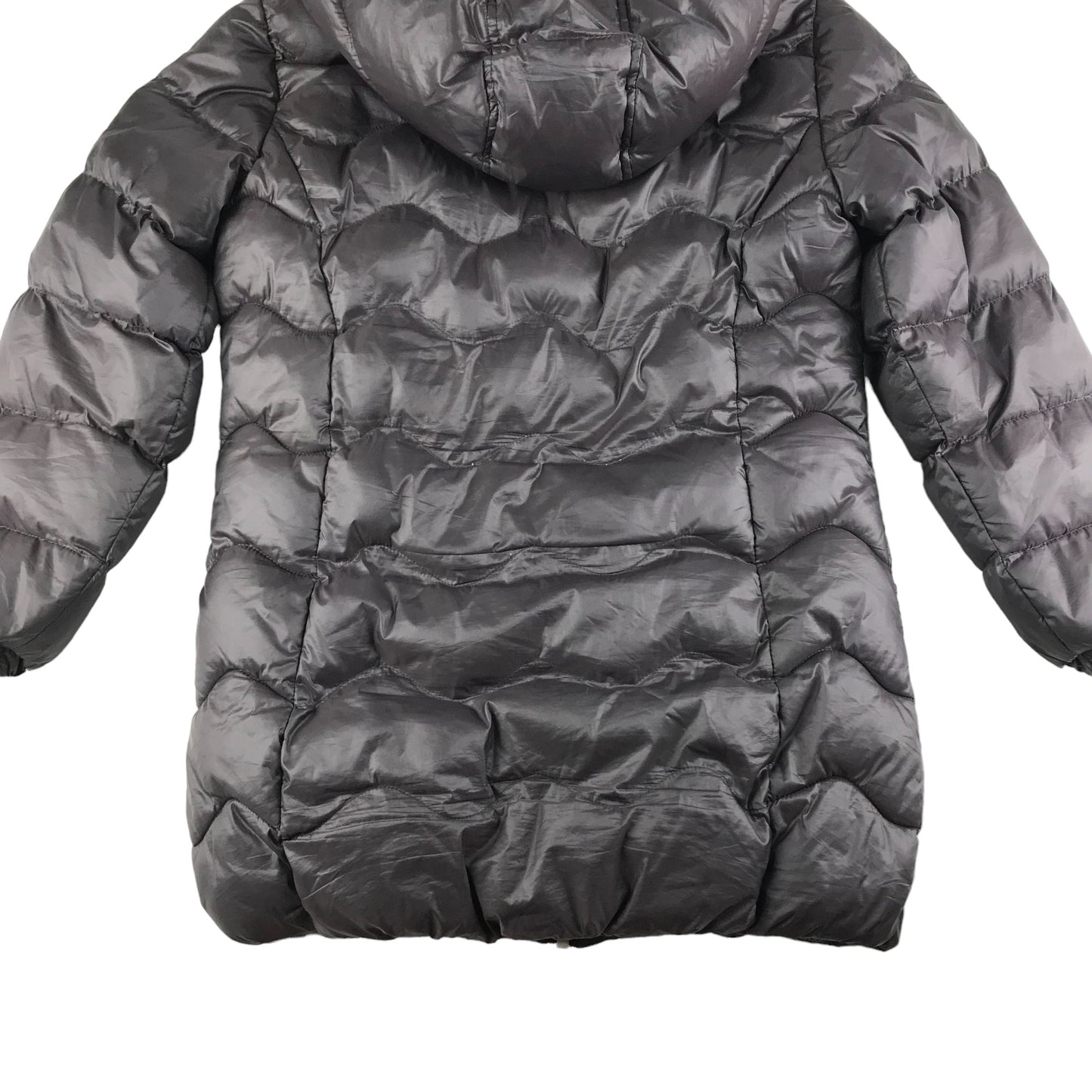 Next Jacket Age 9-10 Grey Long Puffer