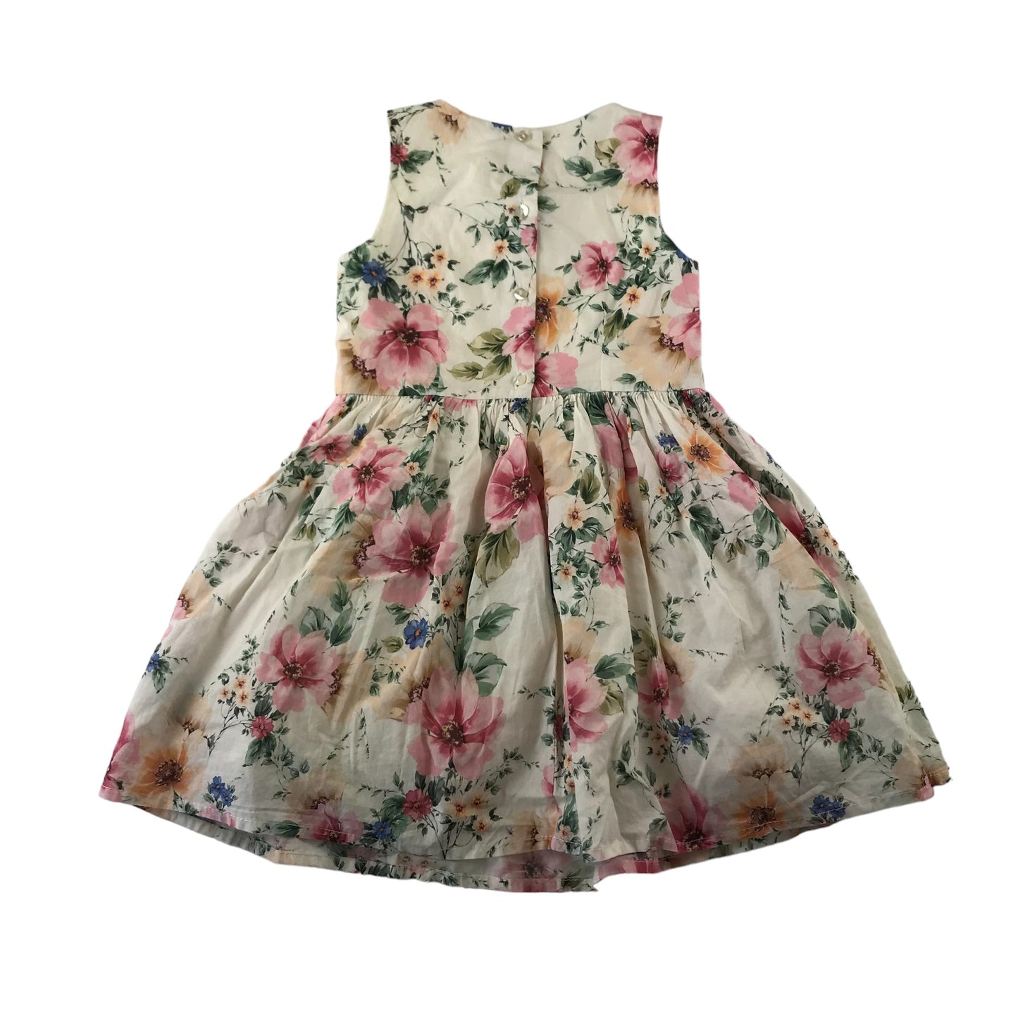 Next dress 5 years white floral summery cotton