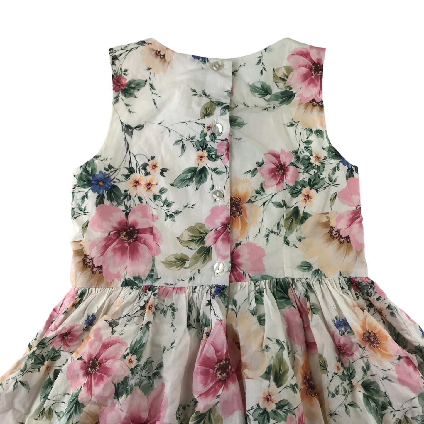 Next dress 5 years white floral summery cotton