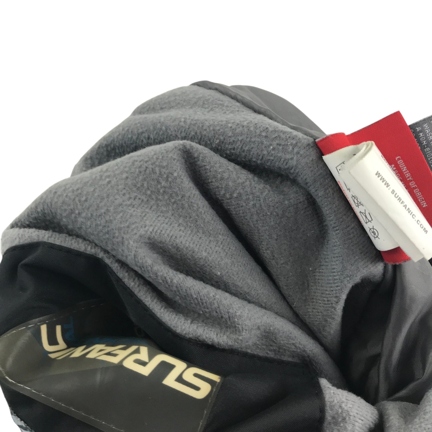Surfanic Salopettes 7-8 years black warm fleece lining logo waterproof