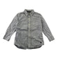 Mini Boden Shirt Age 5 White and Navy Checked Long Sleeve Button Up Cotton