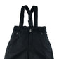 Decathlon Salopettes 9 years black snow trouser warm fleece lining waterproof
