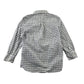 Mini Boden Shirt Age 5 White and Navy Checked Long Sleeve Button Up Cotton