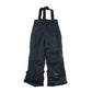 Decathlon Salopettes 9 years black snow trouser warm fleece lining waterproof