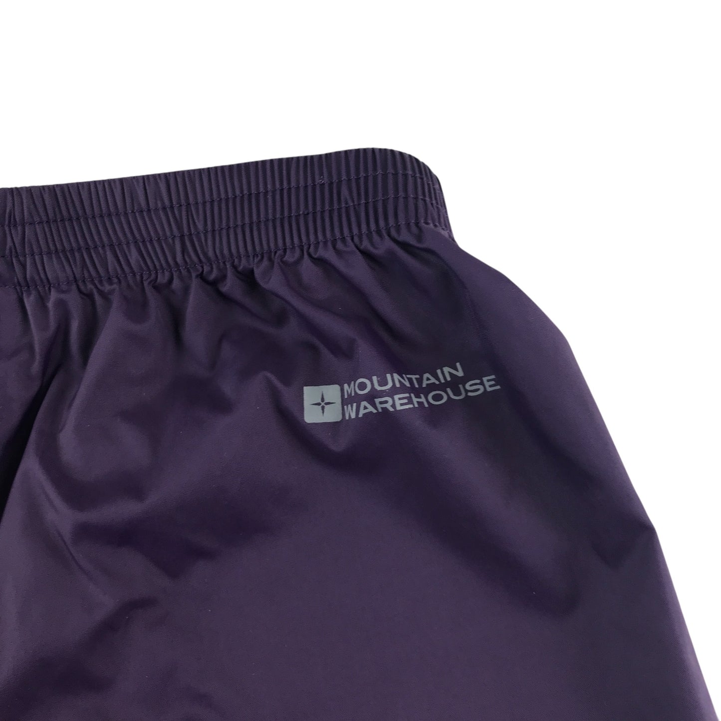 Mountain Warehouse waterproof trouser 5-6 years purple thin lightweight
