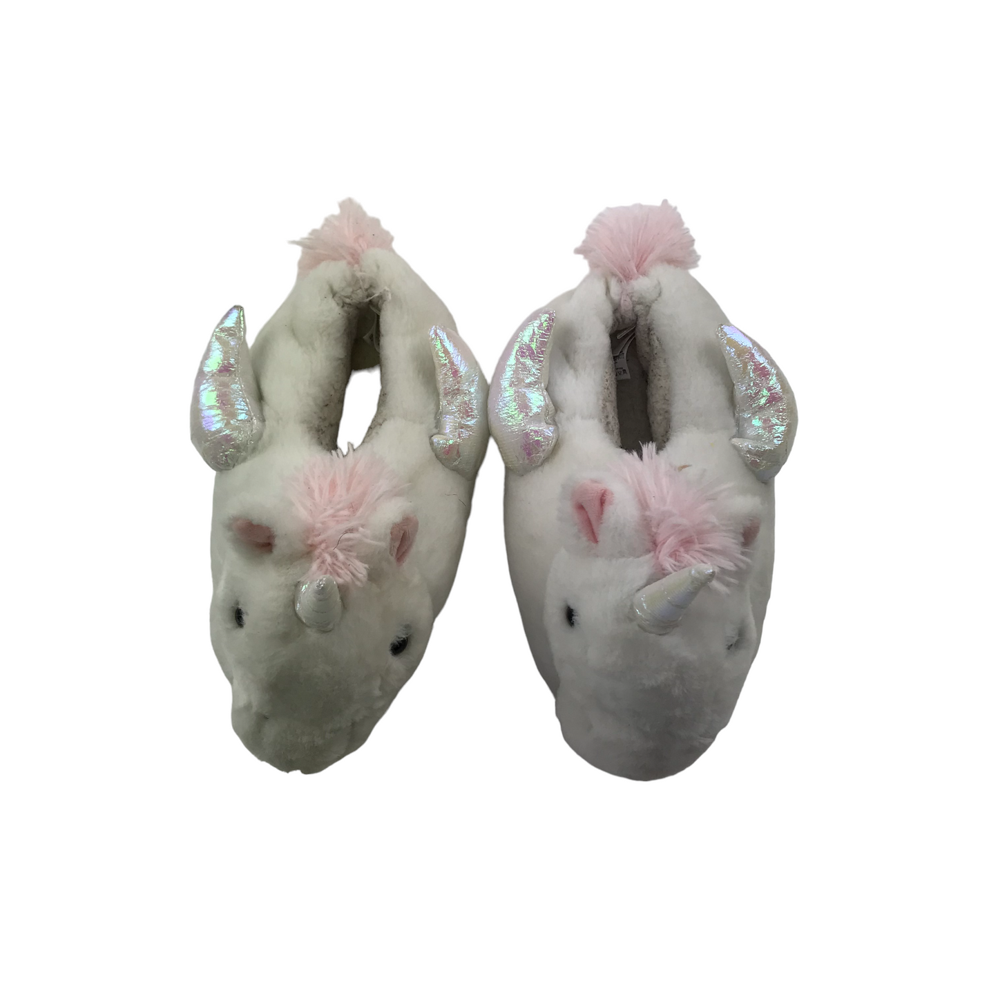 Next White Unicorn Slippers Shoe Size 13 jr