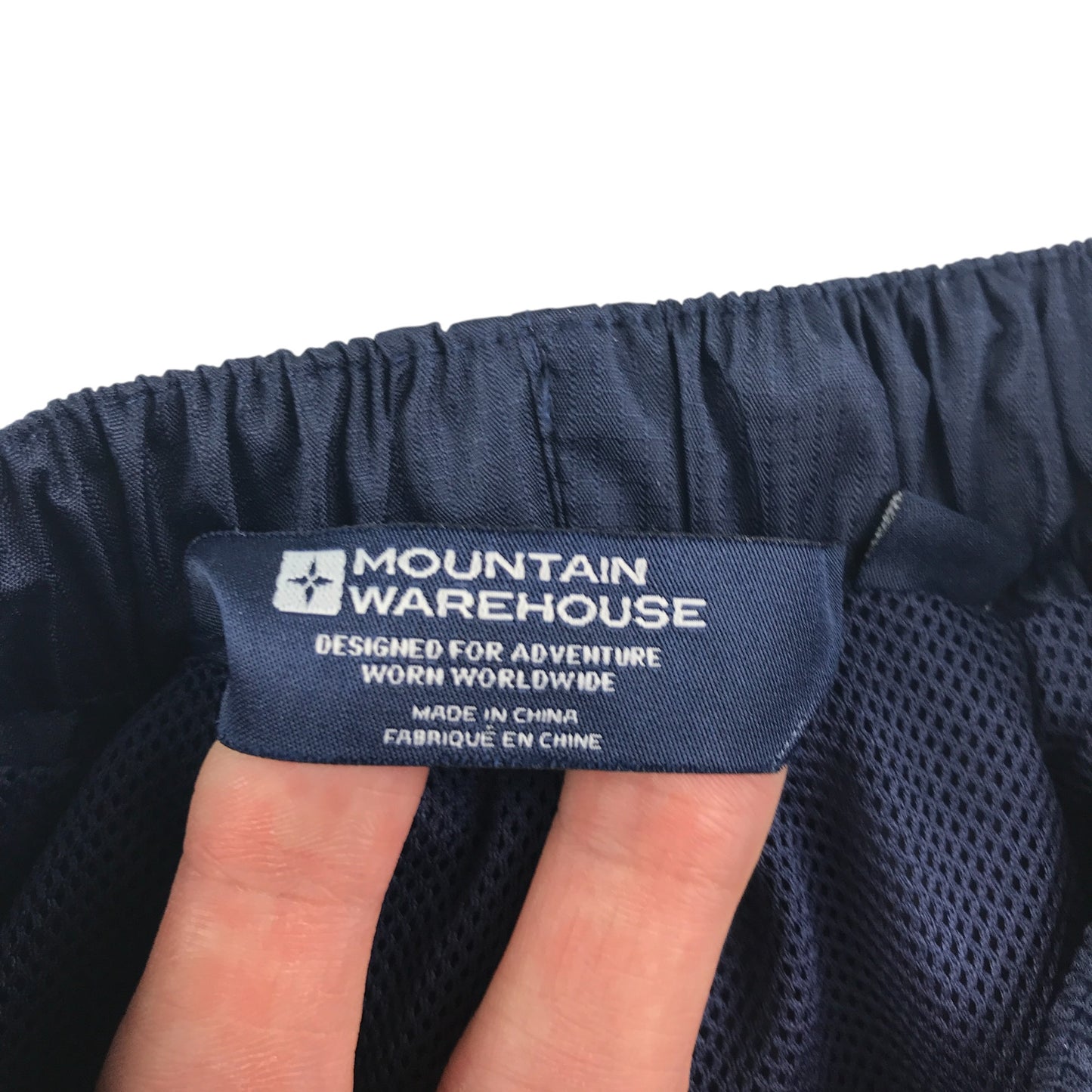 Mountain Warehouse waterproof trouser 5-6 years navy mesh lining
