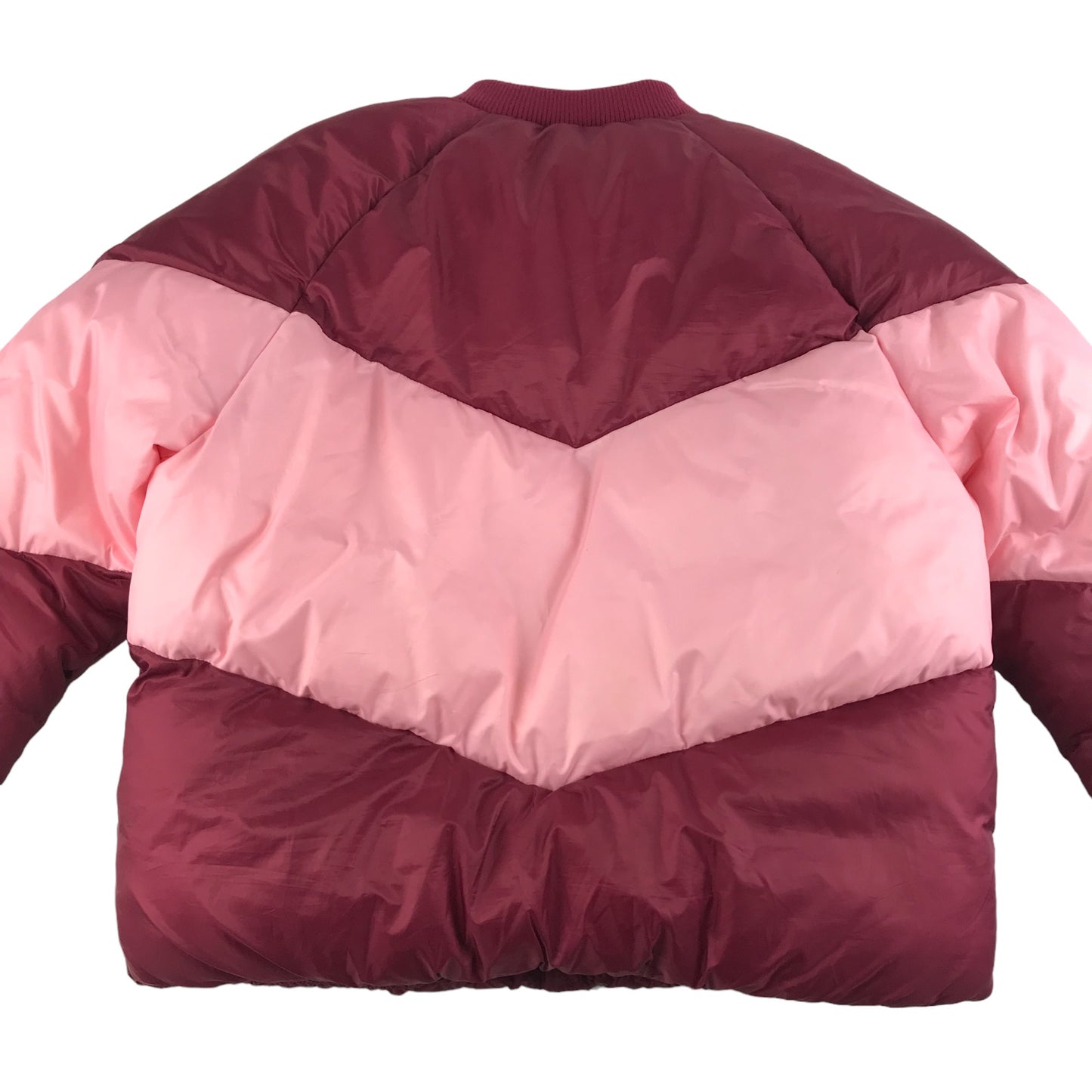 Zara Jacket Age 13 Burgundy and Pink Warm Puffer