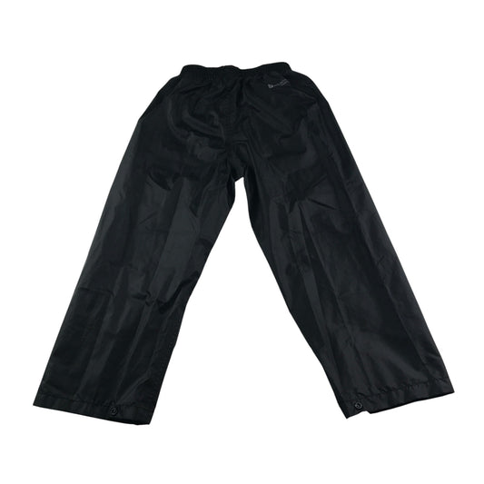 Mountain Warehouse waterproof trouser 5-6 years black thin lightweight