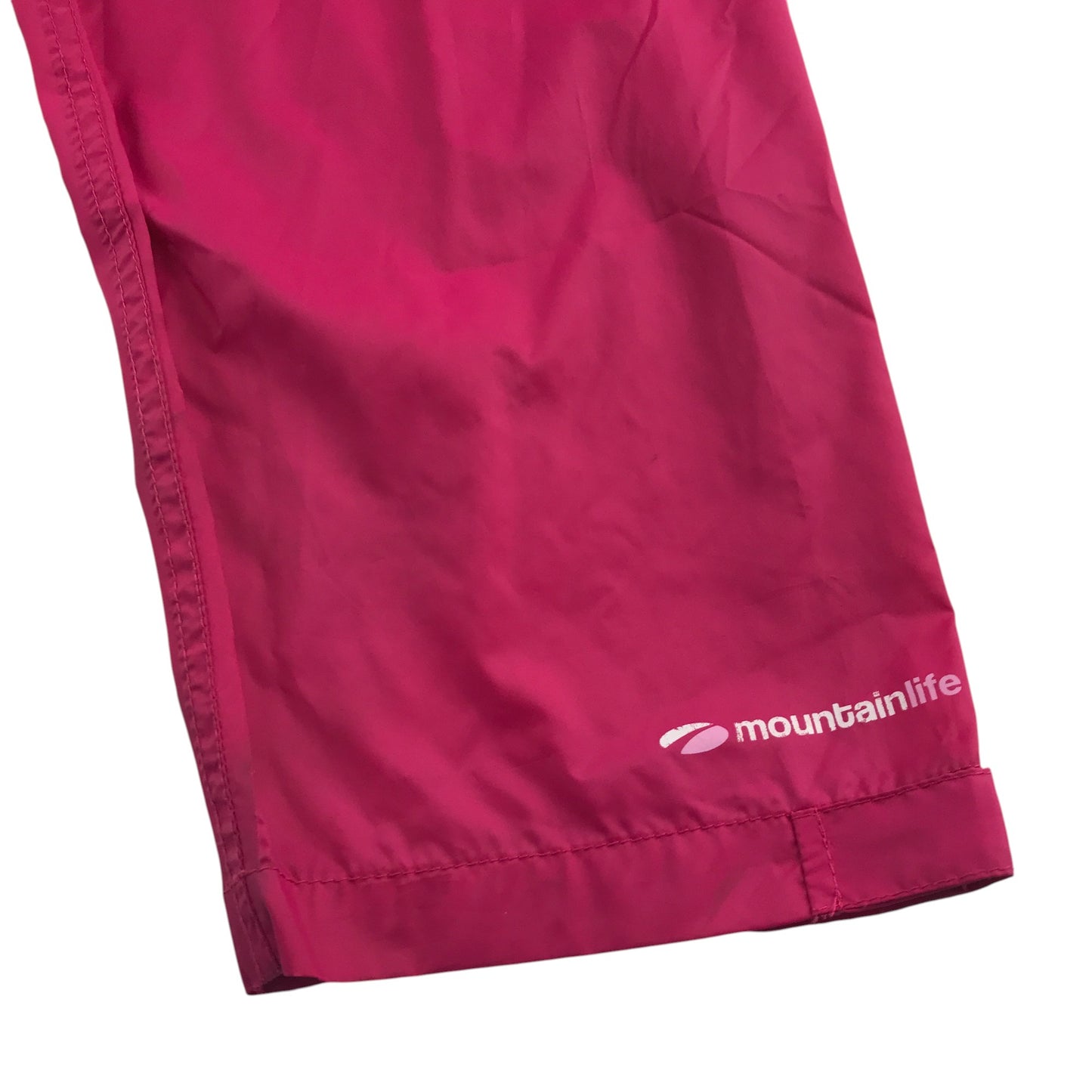 Mountainlife waterproof trouser 5-6 years pink thin lightweight