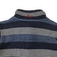 Joules sweater 9-10 years blue and grey stripy horizontal stripes jersey cotton