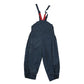 Togz Outdoor Overalls 5-6 years navy plain cargo pocket and embroidered logo