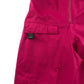 Togz Outdoor Overalls 6-7 years pink plain pocket and embroidered logo