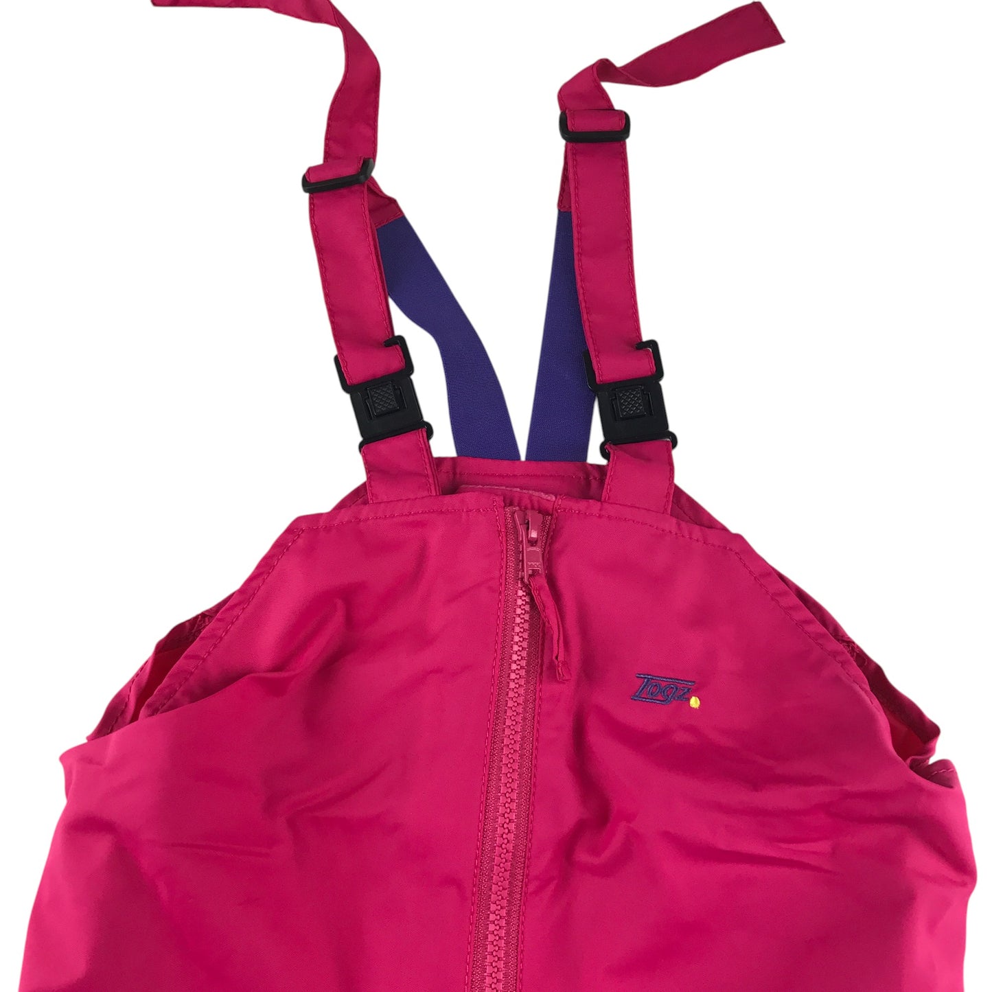 Togz Outdoor Overalls 6-7 years pink plain pocket and embroidered logo
