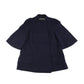 Tara Jarmon Coat Size 38 Navy 3/4 Wide Sleeves Wool-mix