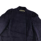 Tara Jarmon Coat Size 38 Navy 3/4 Wide Sleeves Wool-mix