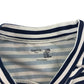 Gap swim top 12-13 years navy and white stripy flamingo long sleeve