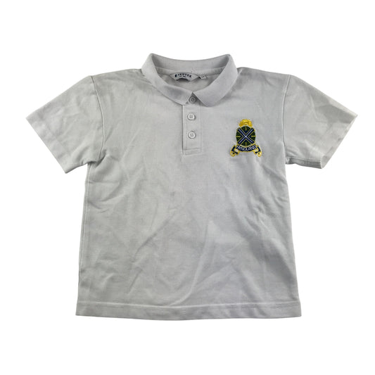 Hyndland PS Primary white polo shirt short sleeve
