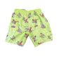 Primark 6-7 years neon green swim trunks surfing dinosaurs polyester