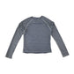 Gap swim top 12-13 years navy and white stripy flamingo long sleeve