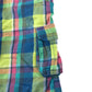 M&S Shorts Age 6 Yellow Checked Adjustable Waist Pockets Belt Loops Cargo Style