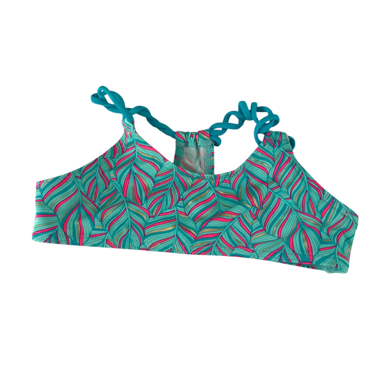 Decathlon swimsuit 11-12 years blue and pink 2-piece set