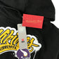 Vikings Minnesota Hoodie Age 13-15 Black Long Sleeve NFL