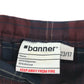 Burgundy and Navy Tartan School Skirt Adjustable Waistband