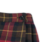Red and brown Tartan School Skirt