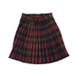 Red and brown Tartan School Skirt