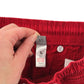 Tu Shorts Age 8 Red Plain Pull Up Cotton
