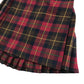 Red and brown Tartan School Skirt