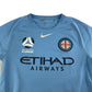 Nike Melbourne City FC 18/19 Home Football Top Size M Light Blue Short Sleeve