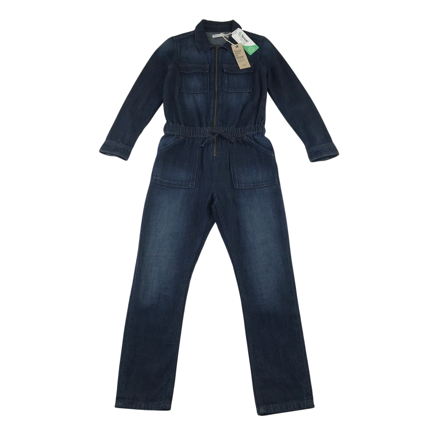 M&S 11-12 years blue jumpsuit