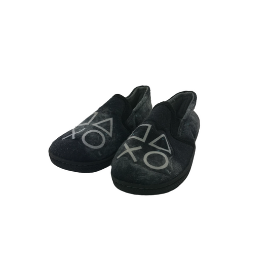 George Black Play Station Slippers Shoe Size 13 jr