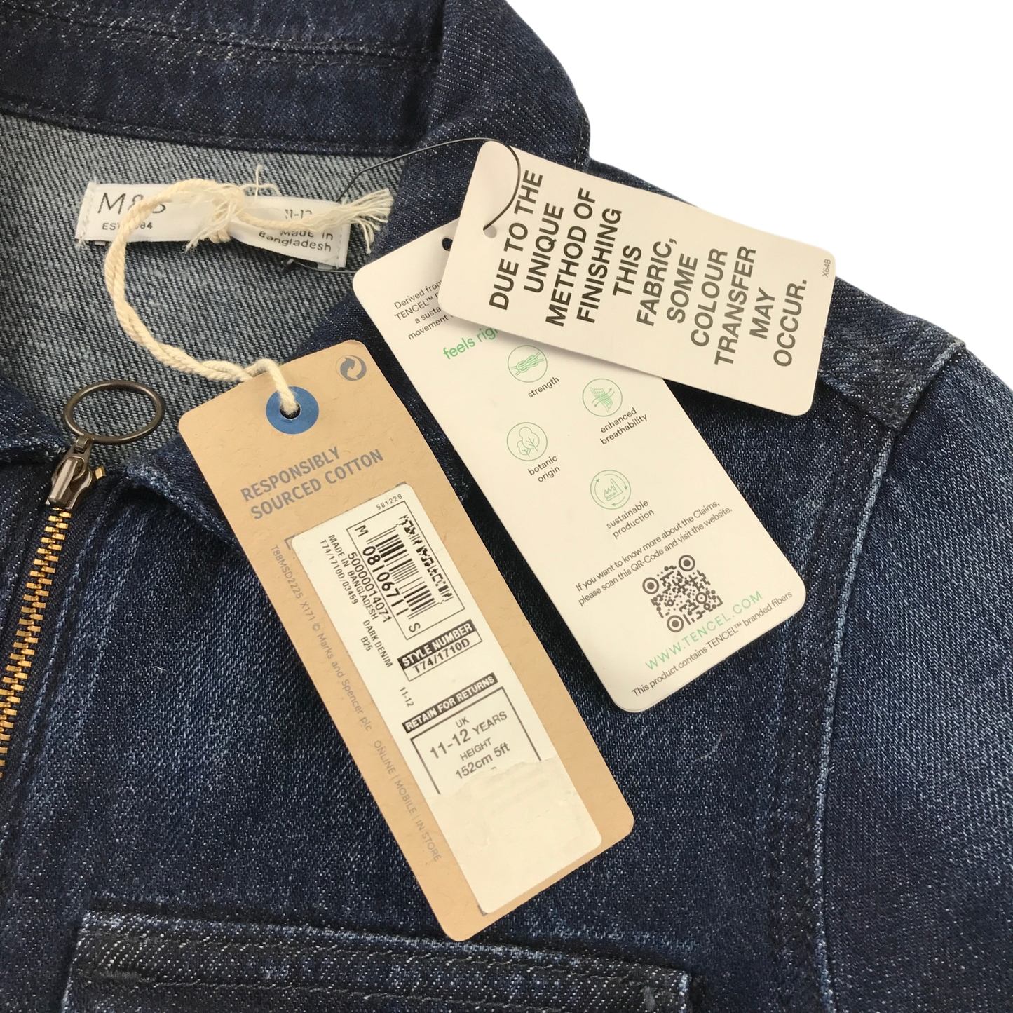 M&S 11-12 years blue jumpsuit