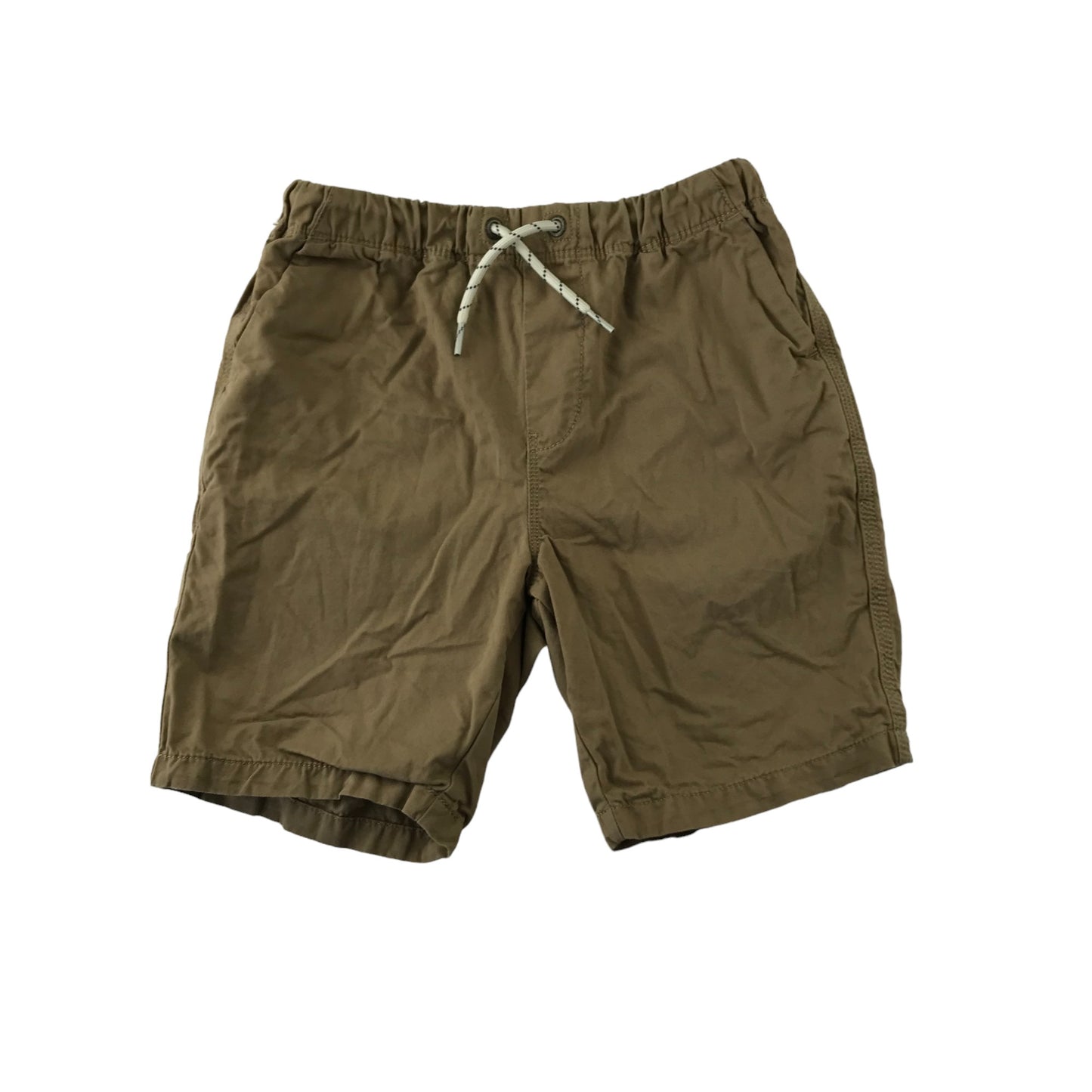 Next Shorts Age 9 Beige Plain Pull Up Cotton