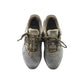 Reebok Smoothfit trainers shoe size 3 white and gold leather coated sporty sneakers
