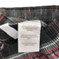 Grey black and Red Tartan School Skirt Elasticated Waist